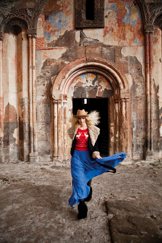 Illustration for article titled Elle Turkey Shoots Fashion Spread In Ruined Armenian City